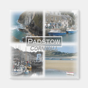 GB0150 Europe, England, Cornwall, Padstow, Kühlsch Magnet