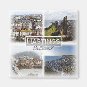 GB0152 Europa, England, Sussex, Hastings, Kühlschr Magnet