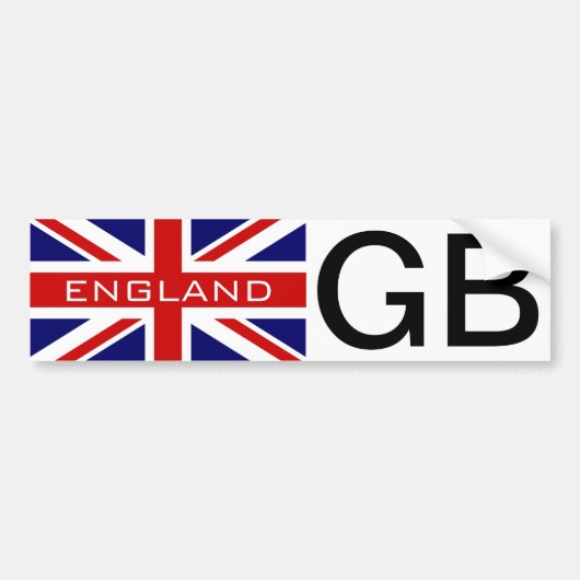 GB-Aufkleber mit der Flagge des britischen Jacks d Autoaufkleber (Vorne)