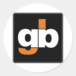 GB-Aufkleber Runder Aufkleber