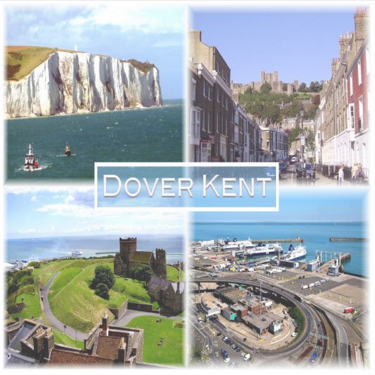 GB Dover Kent - Dover Castle - White Cliff - Castl Aufkleber (Vorderseite)