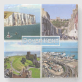 GB Dover Kent - Dover Castle - White Cliff - Castl Steinuntersetzer (Vorderseite)
