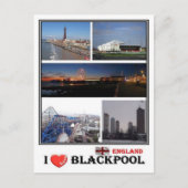 GB England - Blackpool - Postkarte (Vorderseite)