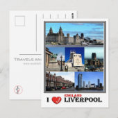 GB England - Liverpool - Postkarte (Vorne/Hinten)
