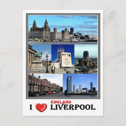 GB England - Liverpool - Postkarte (Vorderseite)