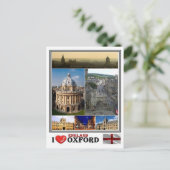 GB England - Oxford - Postkarte (Stehend Vorderseite)