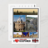 GB England - Oxford - Postkarte (Vorne/Hinten)
