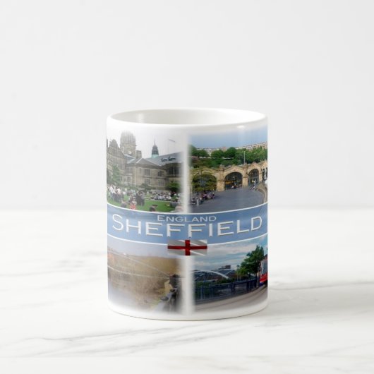 GB England - Yorkshire Sheffield - Kaffeetasse (Mittel)