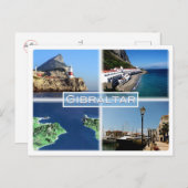 GB - Gibraltar - Europe Point - Postkarte (Vorne/Hinten)