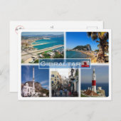 GB - Gibraltar Postkarte (Vorne/Hinten)