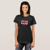 GB Great British with UK Flag Illustration Graphic T-Shirt (Vorne ganz)