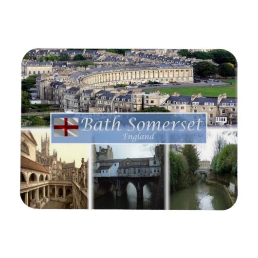 GB Großbritannien - England - Bath Somerset - Magnet (Horizontal)
