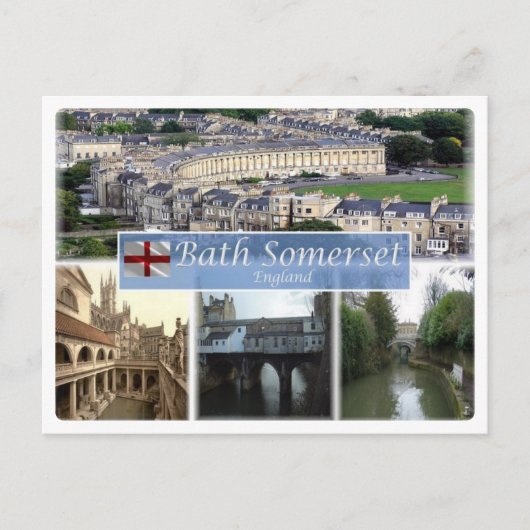 GB Großbritannien - England - Bath Somerset - Postkarte (Vorderseite)