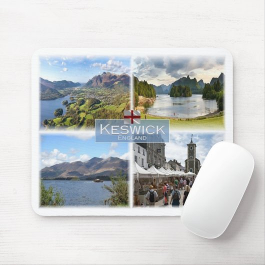 GB Großbritannien - England - Keswick - Mousepad (Mit Mouse)