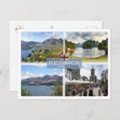 GB Großbritannien - England - Keswick - Postkarte (Vorne/Hinten)