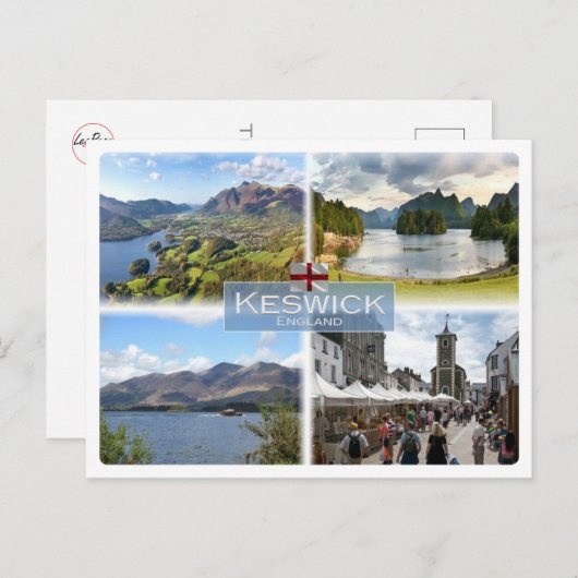 GB Großbritannien - England - Keswick - Postkarte (Vorne/Hinten)