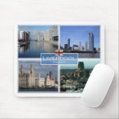 GB Großbritannien - England - Liverpool - Mousepad (Mit Mouse)