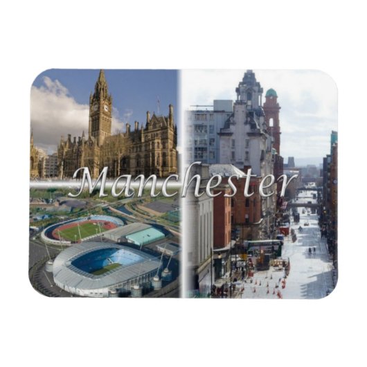 GB Großbritannien - England - Manchester - Magnet (Horizontal)