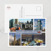 GB Großbritannien - England - Manchester - Postkarte (Vorne/Hinten)