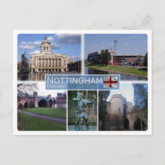 GB Großbritannien - England - Nottingham - Postkarte (Vorderseite)