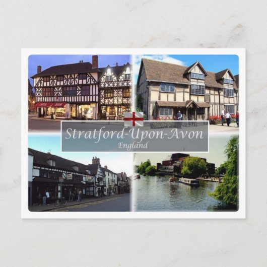 GB Großbritannien - England - Stratford-Upon-Avon Postkarte (Vorderseite)