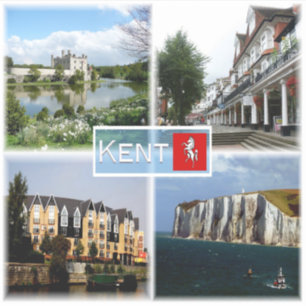 GB Kent - Schloss Leeds - Royal Tunbridge Wells - Aufkleber