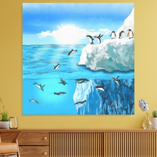 GB Print on canvas pinuine  Leinwanddruck (Insitu (Wohnzimmer))