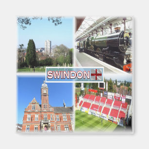 GB Swindon ^ Stadtzentrum - Eisenbahnmuseum - Stad Magnet