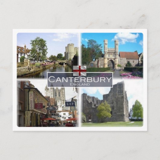GB Vereinigtes Königreich - England - Canterbury - Postkarte (Vorderseite)