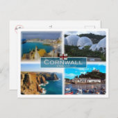 GB Vereinigtes Königreich - England - Cornwall Postkarte (Vorne/Hinten)
