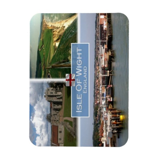 GB Vereinigtes Königreich - England - Isle of Wigh Magnet (Vertikal)
