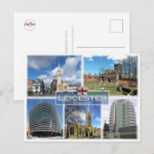 GB Vereinigtes Königreich - England - Leicester - Postkarte (Vorne/Hinten)