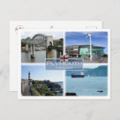 GB Vereinigtes Königreich - England - Plymouth Postkarte (Vorne/Hinten)
