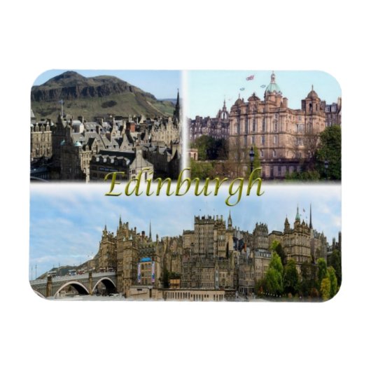 GB Vereinigtes Königreich - Schottland - Edinburgh Magnet (Horizontal)