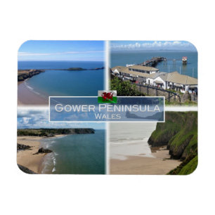 GB Vereinigtes Königreich - Wales - The Gower Peni Magnet