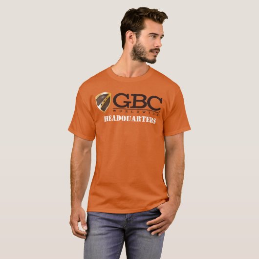 GBC Hauptsitz Orange T - Shirt (Vorne ganz)