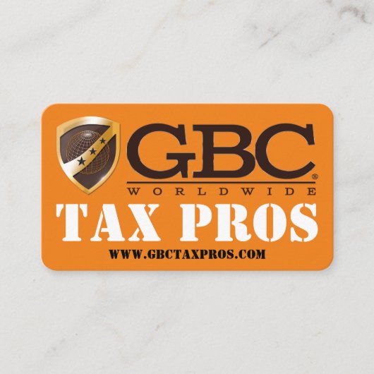 GBC-Visitenkarte mit "Senden eines Freundes" Visitenkarte (Vorderseite)