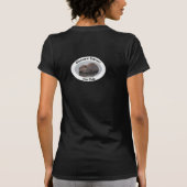 GBFC Cocoa Foto Frauenschwarzer T - Shirt (Rückseite)