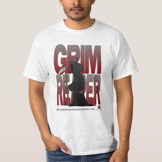 GBK grimmiger Sensenmann T T-Shirt (Vorderseite)