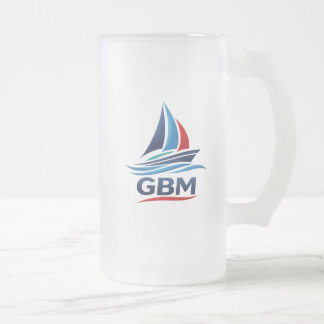 GBM Bierglas mattiert Mattglas Bierglas
