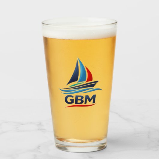 GBM-Team-Becher  Glas (Vorne (Gefüllt))