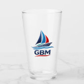 GBM-Team-Becher  Glas (Vorderseite)