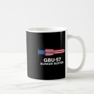 Gbu-57 Bunker Buster American Flag 4th Of July Tan Kaffeetasse