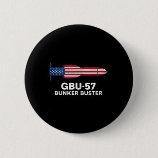 Gbu-57 Bunker Buster Amerikanische Flagge 4. Juli  Button