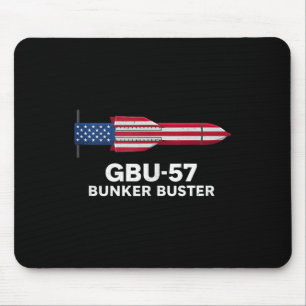 Gbu-57 Bunker Buster Amerikanische Flagge 4. Juli Mousepad
