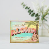 GC ALOHA TROPICAL POSTCARD POSTKARTE (Stehend Vorderseite)