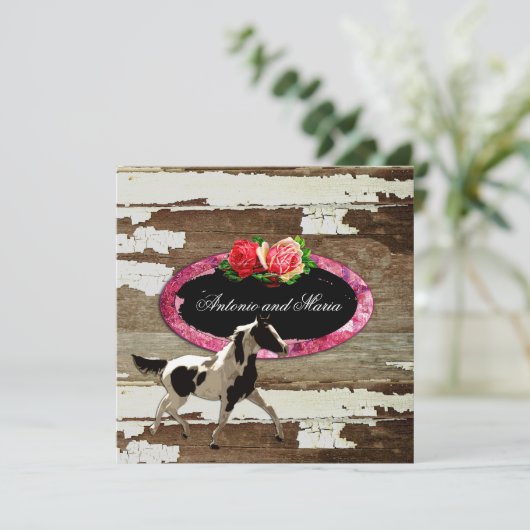 GC| Chip Paint| Pferd Einladung (Stehend Vorderseite)