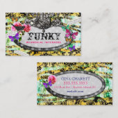 GC | Damaskus der Vintagen Armbanduhr Visitenkarte (Vorne/Hinten)