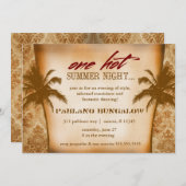 GC Eine heiße Sommernacht Einladung (Vorne/Hinten)