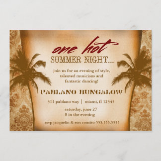 GC Eine heiße Sommernacht Einladung